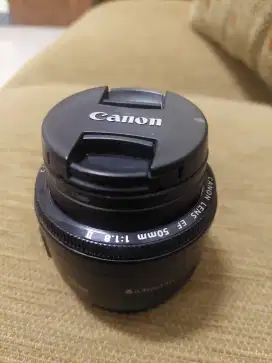Lensa FIX canon 50mm 1 : 1,8 II