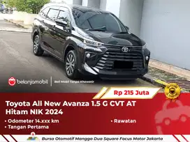 [ GARANSI 1THN ] Toyota All New Avanza 1.5 G CVT AT Hitam NIK 2024/202