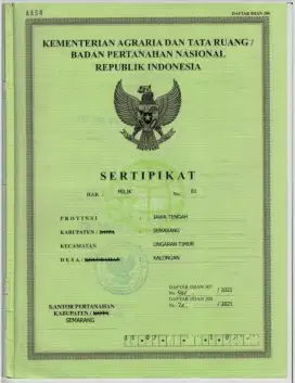 DIJUAL TANAH CEPAT, UNGARAN-KAB.SEMARANG