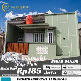 Rumah minimalis 2 kamar desain eksklusif dengan harga yang terjangkau