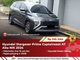 [ LOW KM ] Hyundai Stargazer Prime Captainseat AT Abu NIK 2024/2025