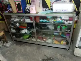 etalase panjang 200 cm lebar 39cm