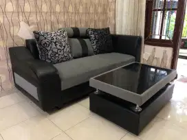 Jual sofa free meja