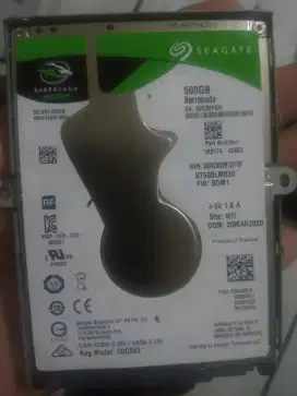 Hardis hardisk harddisk hard disk HD HDD laptop seagate 500gb