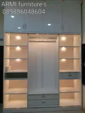 Lemari Pakaian/Kabinet Lemari/Lemari HPL/lemari jumbo/Lemari Custom