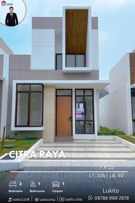 Dijual Cepat Rumah Baru Siap Huni di Citra Raya