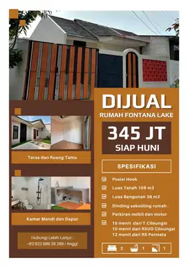 DIJUAL RUMAH SIAP HUNI