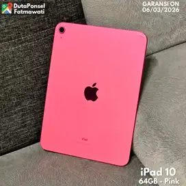 IPAD 10 64GB - WIFI PINK GARANSI ON 2026
