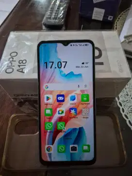 OPPO A18 Biru Langit