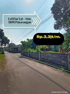 Tanah Bagus Purwomartani Dkt Jalan raya Utama