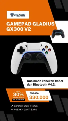 Gamepad rexus Gladius Gx300