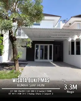 Dijual Rumah Wisata Bukit Mas Louvre