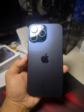 IPHONE 15 PROMAX BLUE TITANIUM ISTIMEWA MULUS TERAWAT | BATREY 100%