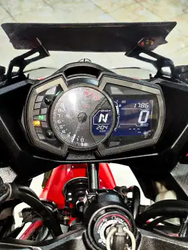 Super Ninja 250 ABS Merah Hitam km.1rb limit.Anugerah motor rungkut