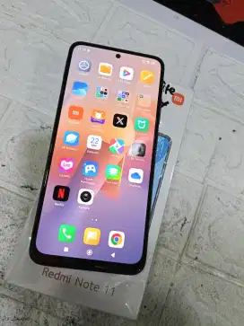 Second Handphone Redmi Note 11 Ram 6/128gb lengkap no minus