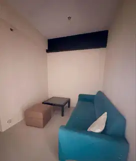 1 BR+ bukan studio apartemen metropolis lantai granit