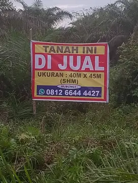 Di jual cepat tanah tapak ruko