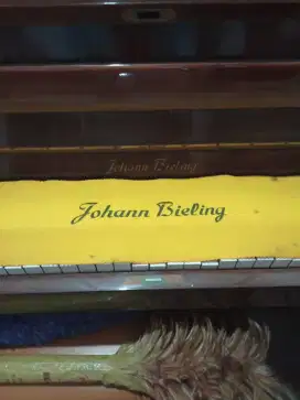Piano Johann bieling klasik kuno & antik , mulus tinggal stem ulang
