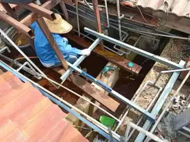 Perbaikan atap bocor, tukang bangunan, renovasi rumah