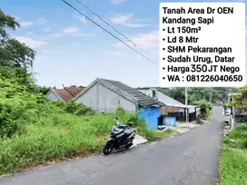 Jual Tanah Siap Bangun Area Dr Oen Kandang Sapi Solo Jebres