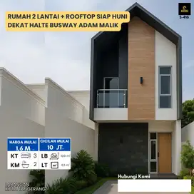 TOWNHOUSE 2 LANTAI DI LARANGAN DEPLU
