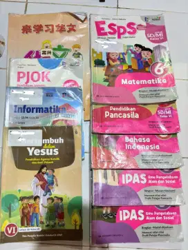 1 Paket Buku anak SD kelas 6 Kurikulum Merdeka second.
