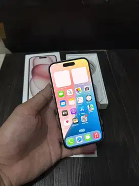 Iphone 15 128gb Pink IBOX Garansi On Maret 2026 Like New