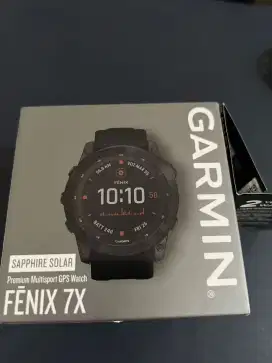 Garmin fenix 7x sapphire solar black