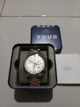 Jual aja jam baru merk fossil original fullset
