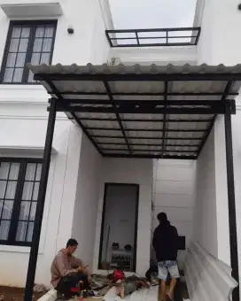 Kanopi bajaringan alderon twinwall + cet