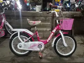 Sepeda Mini uk 16 Genio Mulus & Like New Tuk 5 - 7 Thn