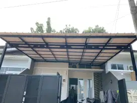 kanopi bajaringan kekinian atap alderon single layer