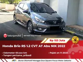 [ GARANSI 1TH ] Honda Brio RS 1.2 CVT AT Abu 2022 2023