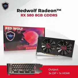 RED WOLF RADEON RX 580 8GB DDR5 256 bit VGA Card