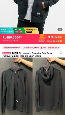 Screamous distro sweater hoodie original