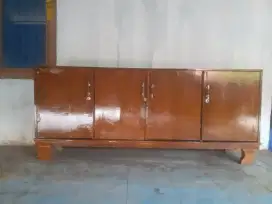 Lemari bufet antik jati tua bekas dah melamin bogir