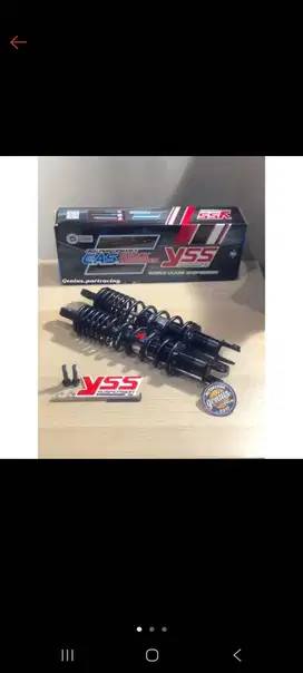 SHOCK YSS HYBRID DTG NMAX 155 EVO SERIES (335MM) BLACK FULL SERIES ORI