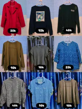 Dijual Baju Preloved pakaian sendiri