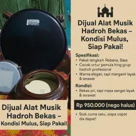 ALAT HADROH 1 SET SECOND