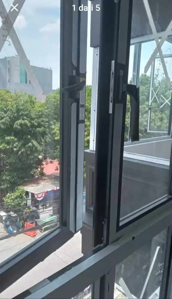 Kusen ALUMINIUM  SOUND PROOF / KACA kedap suara /kaca TEMPRED/LAMINITE