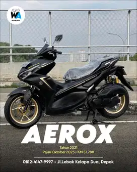 Yamaha Aerox Connected Abs Tahun 2021 Cash/Kredit