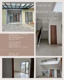 disewakan Rumah view lapangan Golf Jagorawi