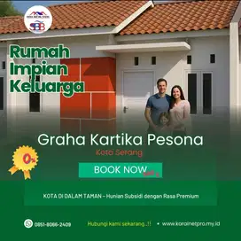 GRAHA KARTIKA PESONA RUMAH SUBSIDI DOUBLE DINDING