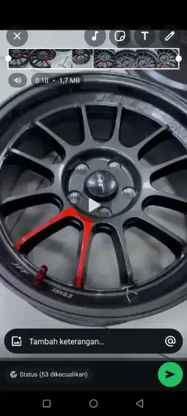 velg ring 18 racing ringan asli