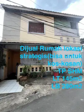 Dijual rumah dan kos-kosan strategis dekat pusat bisnis