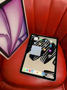 iPad Air 11 128gb M2 Wifi Gen-6 Garansi iBox Aktif Purple Fullset Ori