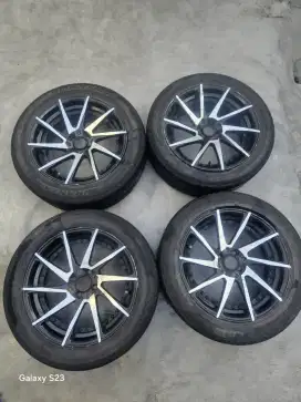 Velg dan Ban R17 Double PCD