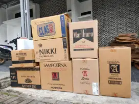 Kardus rokok bekas kardus packing