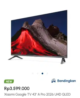 Promo Launching TV Xiaomi 43 4K QLED 2026