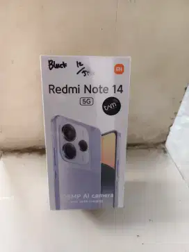 Redmi note 14 5g 12/512 new segel garansi tam